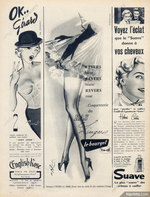 Le Bourget (Hosiery, Stockings) 1956 Roger Blonde