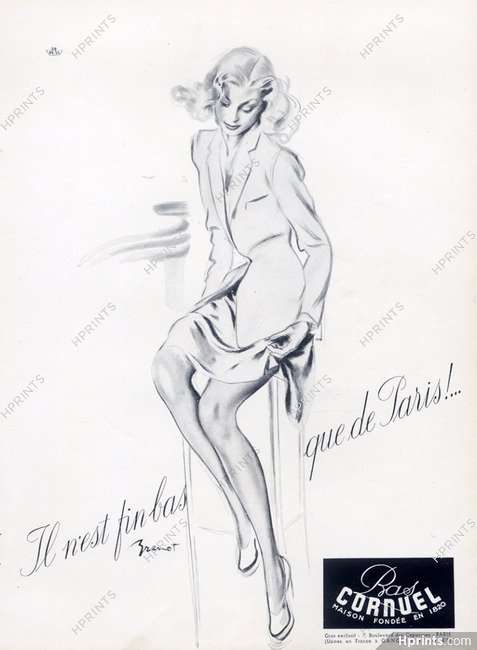 Cornuel (Stockings) 1944 Brénot (B&W)