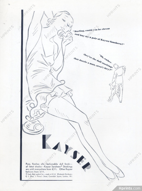 Kayser (Hosiery, Stockings) 1931