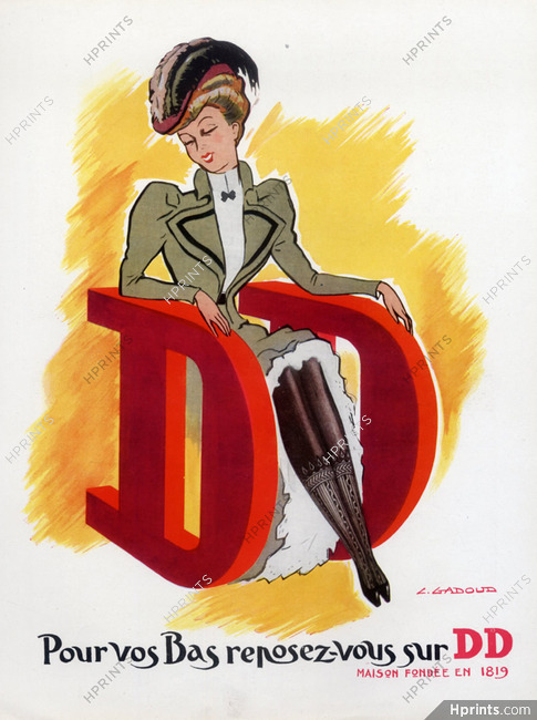 DD - Doré Doré (Stockings) 1950 Gadoud