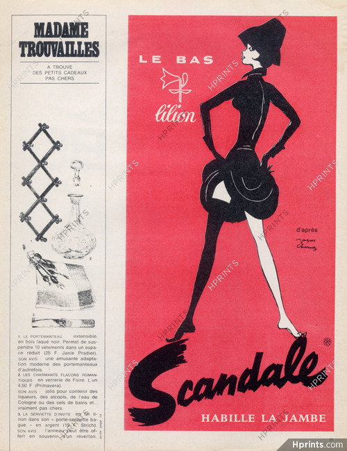 Scandale (Stockings) 1965 Jacques Charmoz, Le Bas Lilion