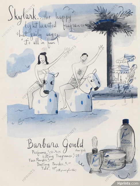 Barbara Gould (Cosmetics & Perfumes) 1946 Skylark
