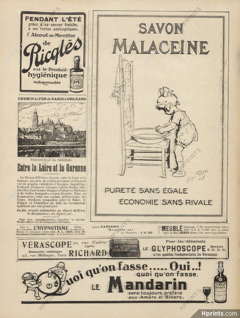 Malaceïne (Soap) 1924 Georges Redon