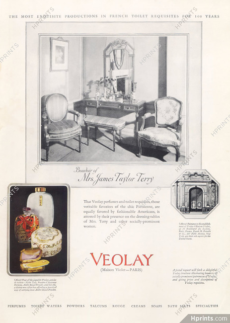 Violet (Cosmetics) 1924 Veolay