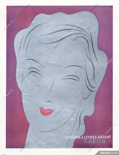 Caron (Cosmetics) 1948 Silver Lipstick