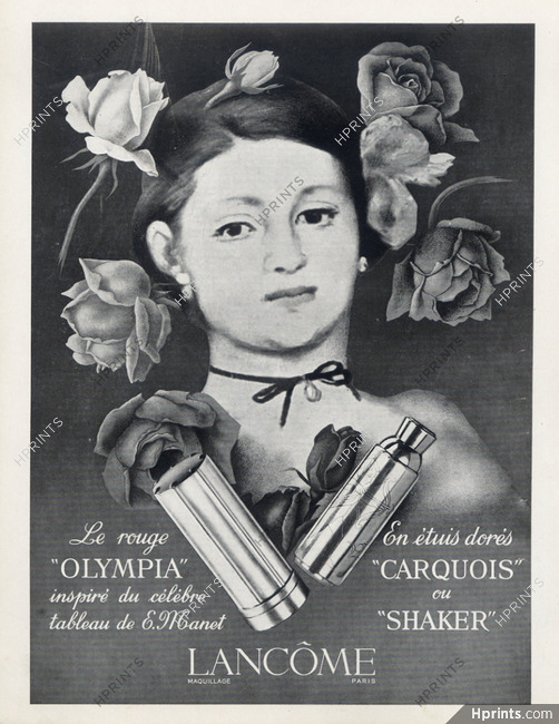 Lancôme (Cosmetics) 1949 Edouard Manet, Olympia
