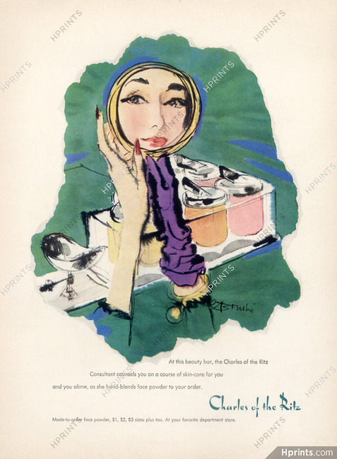 Charles of the Ritz (Cosmetics) 1955 René Bouché