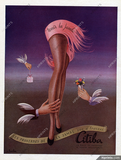 Citiba (Stockings) 1949 A. Barlier, Hosiery
