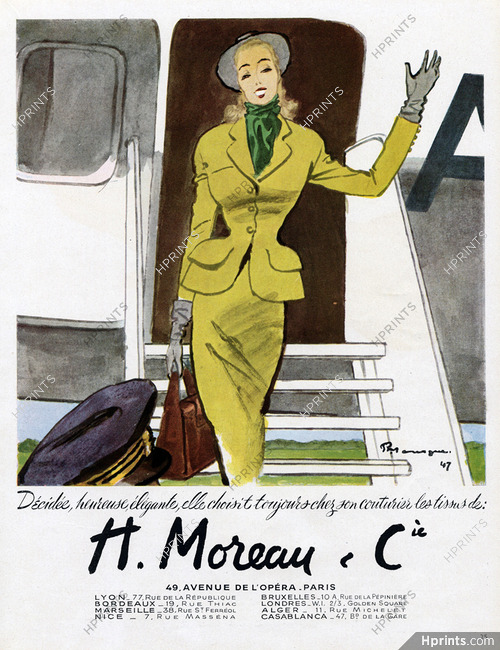 H. Moreau & Cie (Textile) 1948 Pierre Mourgue