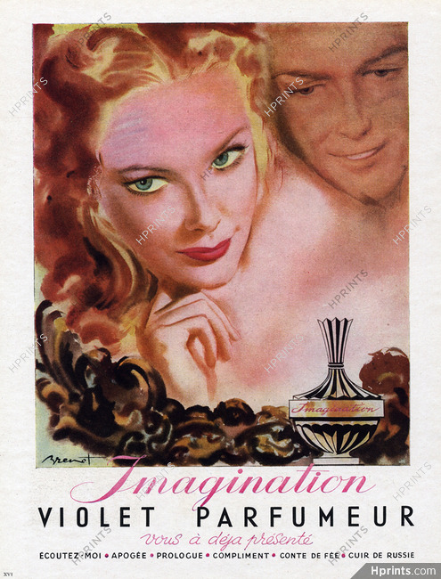 Violet (Perfumes) 1946 "Imagination" Brénot