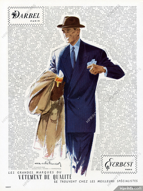 Darbel Everbest (Men's Clothing) 1950 Delmar