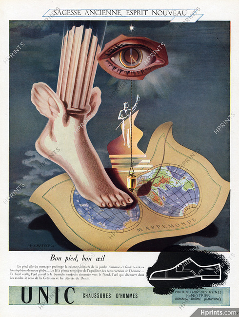 Unic (Shoes) 1947 Jean Mercey