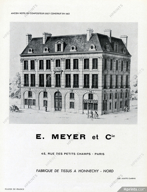 E. Meyer & Cie 1950 Manufacture