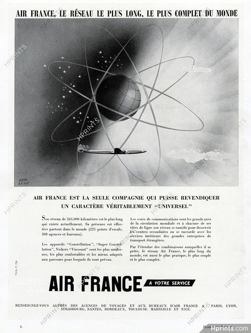 Air France 1954 Cheval Batany