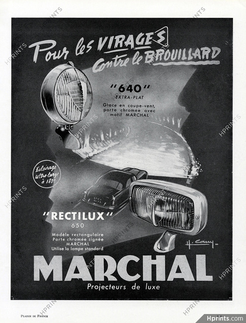 Marchal 1953 Rectilux