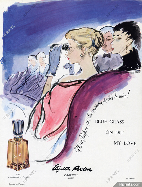 Elizabeth Arden (Perfumes) 1955 "On dit", Irwin Crosthwait