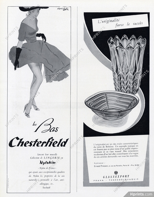 Chesterfield (Stockings) 1954 d'après Coutu