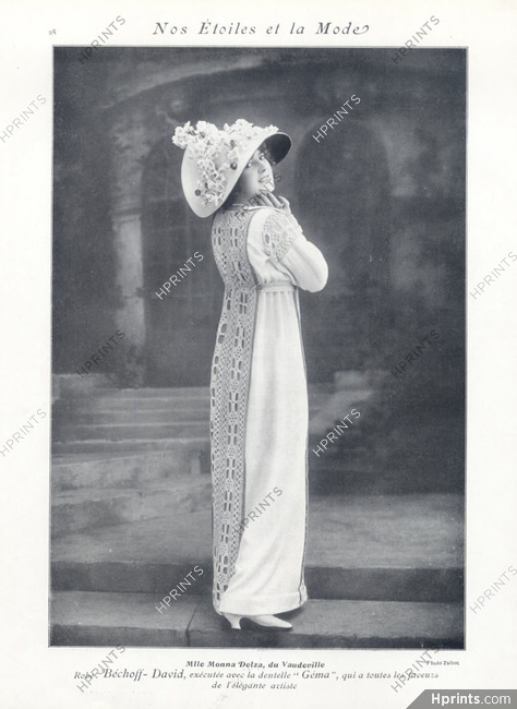 Béchoff-David (Couture) 1912 Evening Coat, Monna Delza