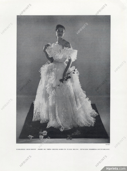Marcelle Chaumont (Couture) 1948 Philippe Pottier