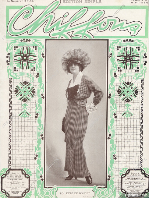 Doucet (Couture) 1912 Photo Talbot, Cover
