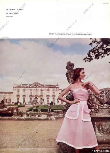Schiaparelli (Couture) 1952 Photo Henry Clarke