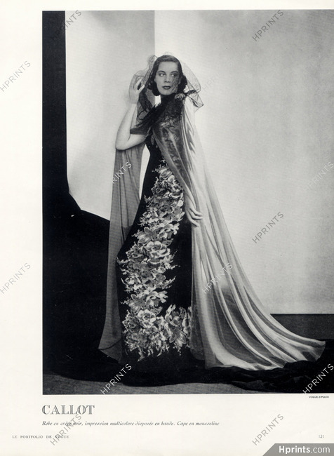 Callot Soeurs (Couture) 1938 evening gown