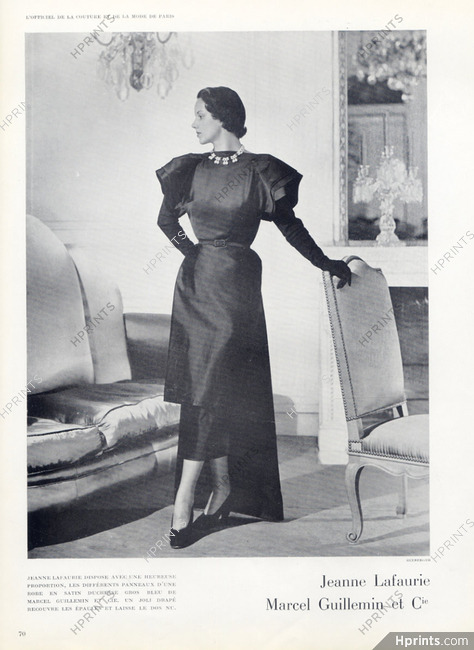 Jeanne Lafaurie (Couture) 1949 Seeberger