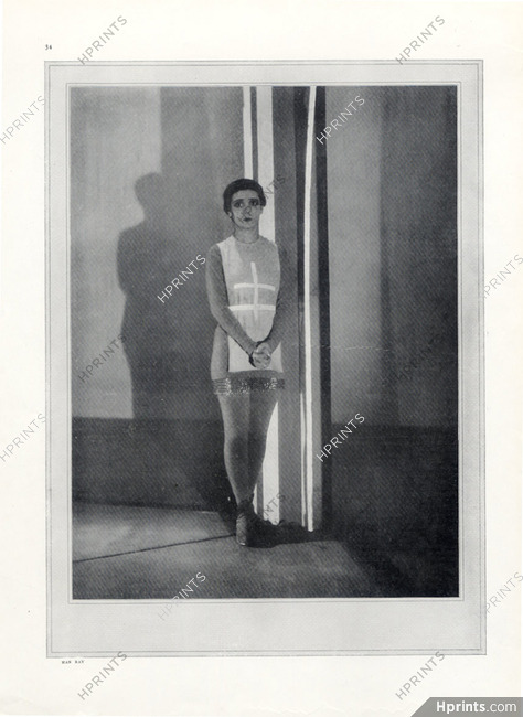 Man Ray 1925 Mrs Pitoëff, "Sainte Jeanne" Jeanne d'Arc, Bernard Shaw, Georges Pitoëff, 2 pages