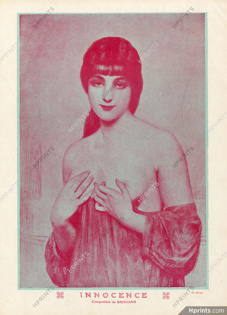 Gustave Brisgand 1913 Innocence, Topless