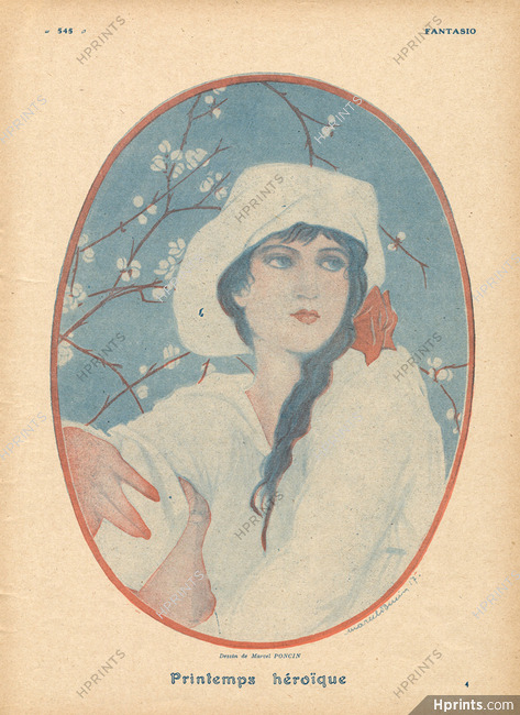 Marcel Poncin 1917 Printemps Héroïque, Portrait