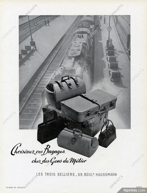 Les Trois Selliers 1950 Luggage