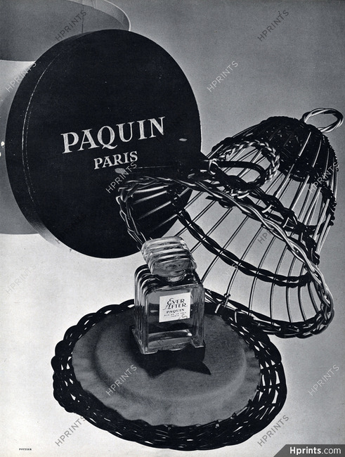 Paquin (Perfumes) 1952 "Ever After" Photo Philippe Pottier