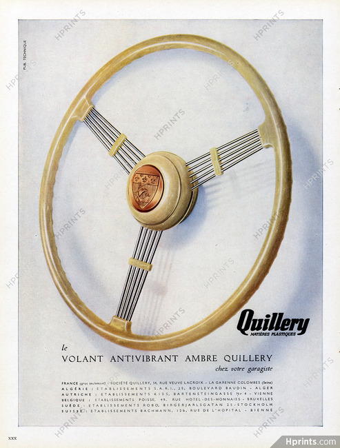 Quillery (Car Accessories) 1949