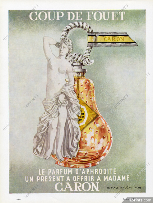Caron (Perfumes) 1958 Coup de fouet, Parfum d'Aphrodite