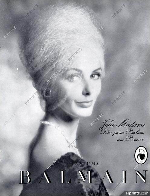 Pierre Balmain (Perfumes) 1959 Jolie Madame