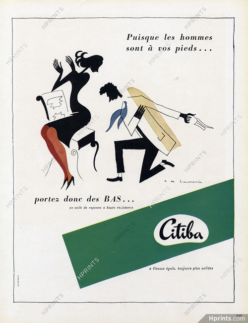 Citiba (Stockings) 1947 Raymond De Lavererie