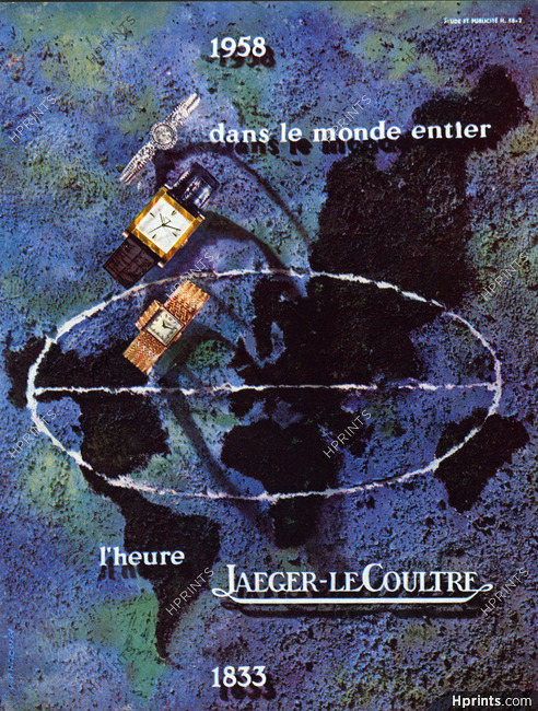 Jaeger-leCoultre (Watches) 1958 Monde Entier, P. Praquin