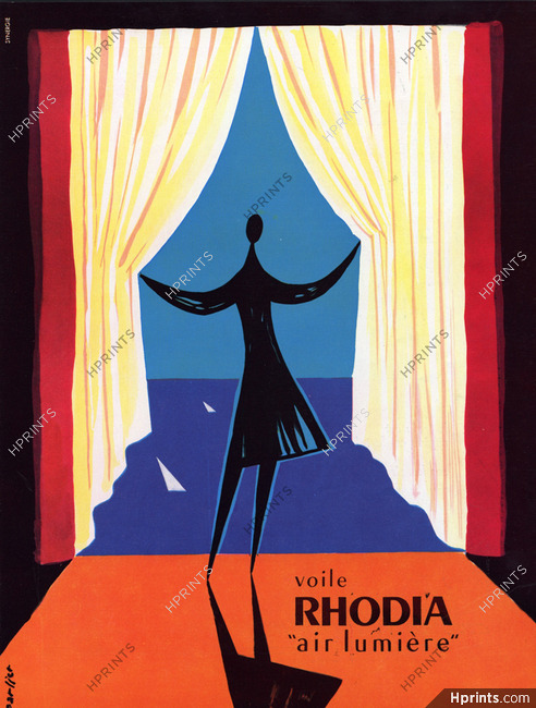 Rhodia 1959 Air lumière, Barlier