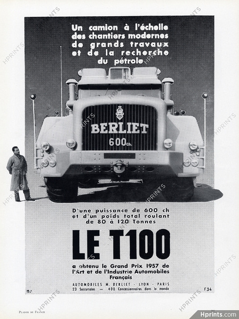 Berliet (Trucks) 1958 T100