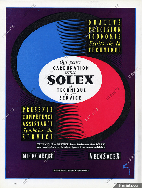 Solex (Carburetors) 1958 René Ravo