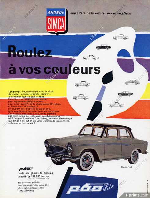 Simca (Cars) 1958 Aronde