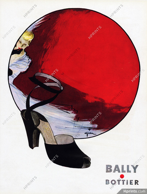 Bally 1947 Bottier, René Gruau