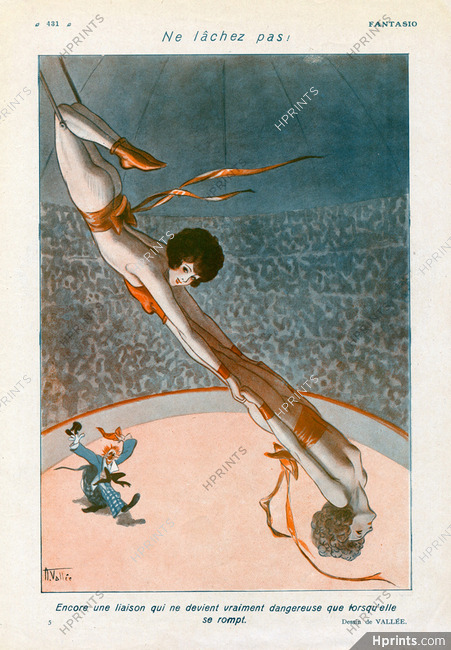 Armand Vallée 1927 Trapez Artists, Circus