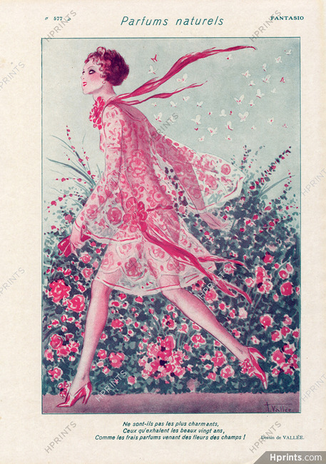 Armand Vallée 1927 Parfums Naturels,Summer Dress