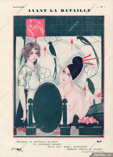 Zaliouk 1928 Making-up Topless