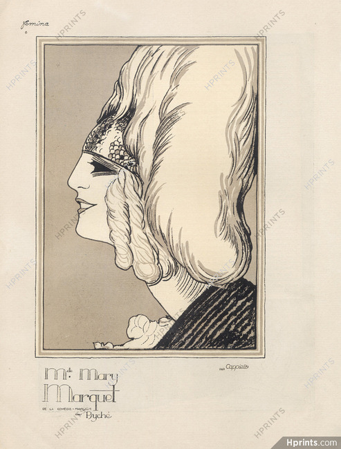 Leonetto Cappiello 1923 Mary Marquet "Psyché"