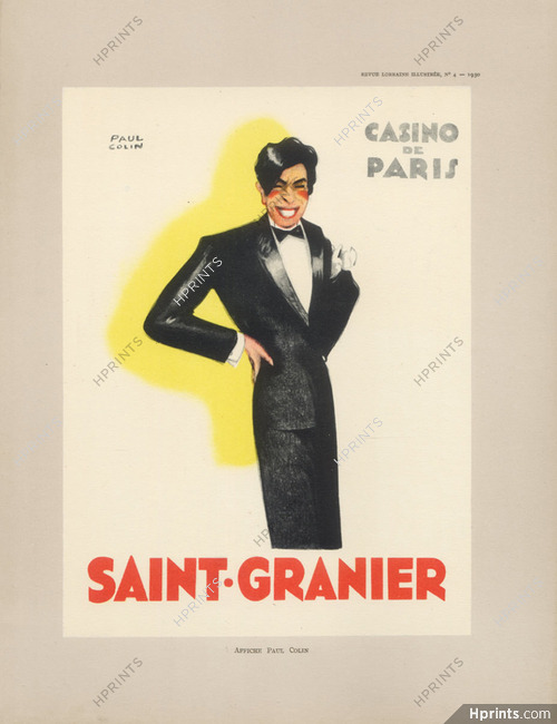 Paul Colin 1930 Casino de Paris, Saint-Granier