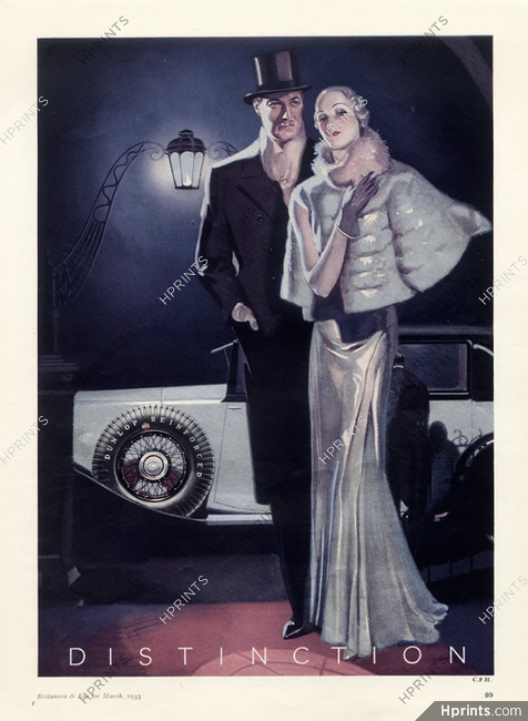 Dunlop (Tyres) 1933 Reinforced, Distinction... Elegant