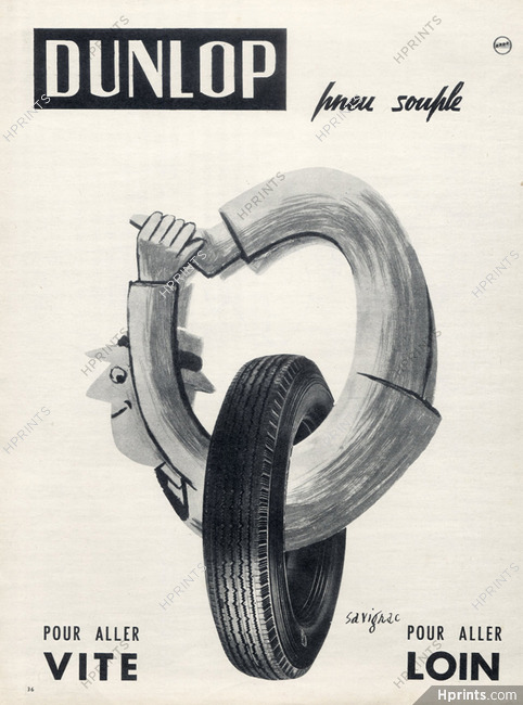 Dunlop (Tyres) 1956 Savignac