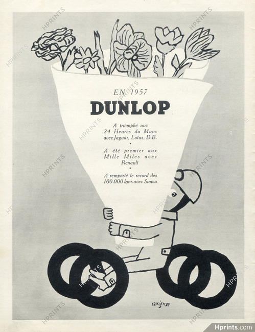 Dunlop (Tyres) 1957 (L) Savignac